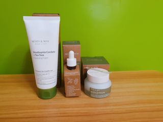 마리엔메이 센서티브 수딩 젤 크림 + 어성초 티트리 추출물 세럼 + 어성초 티트리 모공 클렌징 폼 — 5점을 준 리뷰어가 2021년 9월 올린 사용 사진