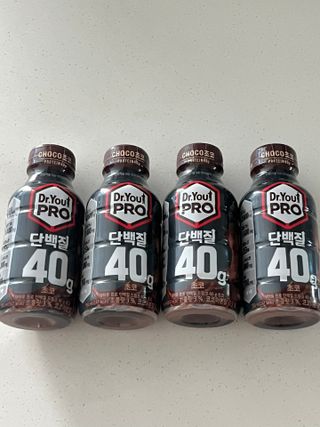 닥터유 프로 단백질 드링크 40g 초코 닥터유 프로 단백질드링크 40g 초코 — 5점을 준 리뷰어가 2024년 8월 올린 사용 사진