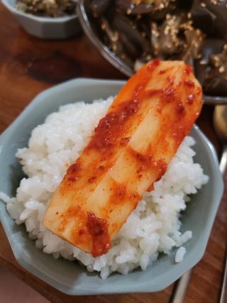 셰프애찬 알타리김치 총각김치 1kg — 5점을 준 리뷰어가 2022년 10월 올린 사용 사진