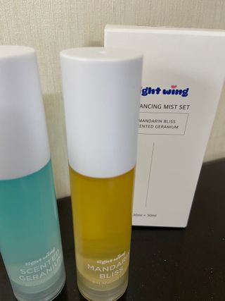라이트윙 밸런싱 미스트 만다린 블리스+센티드 제라늄 SET — 5점을 준 리뷰어가 2020년 12월 올린 사용 사진