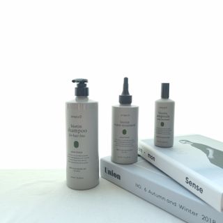 심플리오 비오틴 탈모케어 솔루션 3종 샴푸500ml+앰플100ml+워터 트리트먼트 250ml — 5점을 준 리뷰어가 2022년 7월 올린 사용 사진