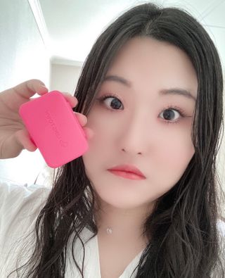 [렌즈타운] 누디코코 — 5점을 준 리뷰어가 2021년 8월 올린 사용 사진