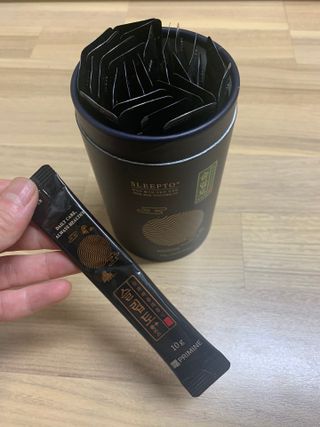 프리마인 자체 기업부설 연구소에서 찾아낸 건강한 수면의 비밀.  슬립토 플러스 30포 — 5점을 준 리뷰어가 2021년 9월 올린 사용 사진
