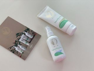 mom e 맘이 내추럴 베이비 케어 크림+바디오일 — 5점을 준 리뷰어가 2021년 1월 올린 사용 사진