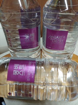 몽베스트 MONTBEST 1L 12입 — 5점을 준 리뷰어가 2022년 4월 올린 사용 사진