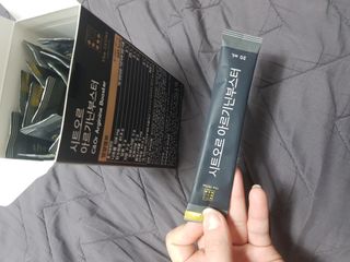 더리틀스 시트오르 아르기닌부스터 — 5점을 준 리뷰어가 2022년 11월 올린 사용 사진