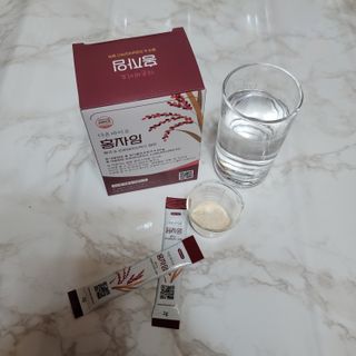 하루 1포로 콜레스테롤, 유산균, 고역가 소화효소까지 한번에 섭취! 다온바이오 홍자임 1개월분(30포) — 5점을 준 리뷰어가 2022년 12월 올린 사용 사진