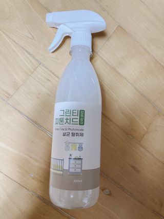 [엠메이데이] 그린티 피톤치드 감쪽같이 500ml + 손소독액 50ml — 5점을 준 리뷰어가 2022년 3월 올린 사용 사진