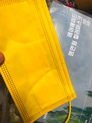 에어에이드 컬러 덴탈 마스크 — 4.5점을 준 리뷰어가 2021년 8월 올린 사용 사진