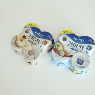 매일바이오 그릭요거트 오리지널 플레인 4개, 로스터리 커피믹스 4개 — 3점을 준 리뷰어가 2021년 12월 올린 사용 사진