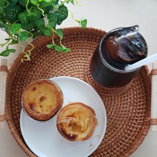 디앙뜨 포르투갈 에그타르트 오리지널 맛+패션후르츠 맛 중 택1 — 4.5점을 준 리뷰어가 2021년 7월 올린 사용 사진
