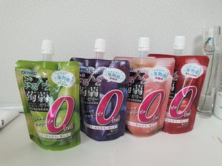 ORIHIRO 오리히로 곤약젤리 제로칼로리 130g 4종 4팩(맛별로 1팩씩) — 5점을 준 리뷰어가 2023년 2월 올린 사용 사진