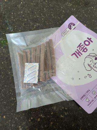 My Pet Care 천연단백질 치아건강에 개좋아 — 4점을 준 리뷰어가 2021년 2월 올린 사용 사진