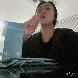 클린24시간 슬림앤유산균 1박스 (3.5g X 15포) — 4점을 준 리뷰어가 2022년 7월 올린 사용 사진