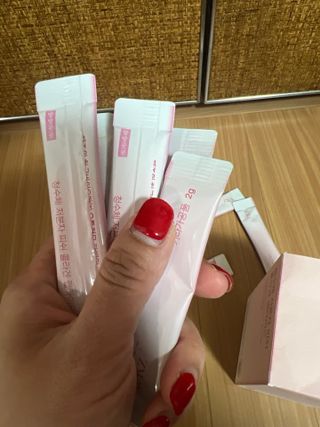 방방곳곳 청수체 콜라겐 — 5점을 준 리뷰어가 2022년 3월 올린 사용 사진