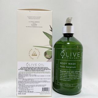 올리브 오일 스킨케어 컴퍼니 [OOSC] 향기로운 보습 로즈 제라늄 바디워시 500ml — 5점을 준 리뷰어가 2021년 5월 올린 사용 사진