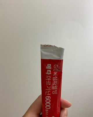 메타아르기닌 GC녹십자웰빙 메타 아르기닌 6000 플러스 오르니틴 — 4점을 준 리뷰어가 2022년 10월 올린 사용 사진