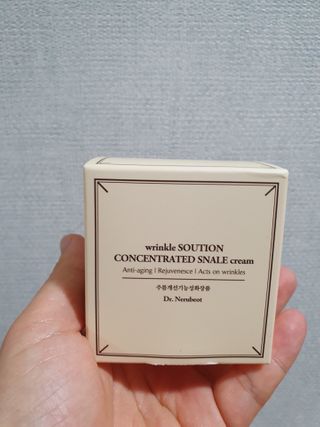 Dr.느루벗 느루벗 링클 솔루션 콘센트레이트 스네일 탄력 달팽이 크림 80g — 4점을 준 리뷰어가 2021년 2월 올린 사용 사진