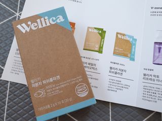 웰리카 저분자 피쉬콜라겐 10포 — 5점을 준 리뷰어가 2021년 3월 올린 사용 사진