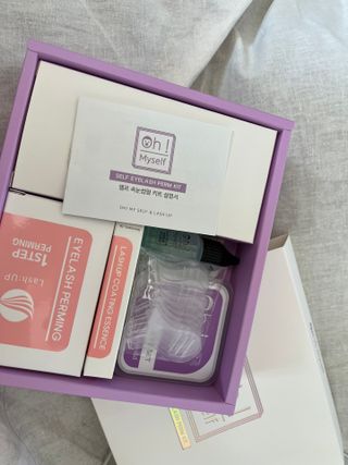 피비에스코리아 [오마이셀프] 셀프 속눈썹펌 키트 뷰러펌 파마 세트 — 5점을 준 리뷰어가 2021년 12월 올린 사용 사진