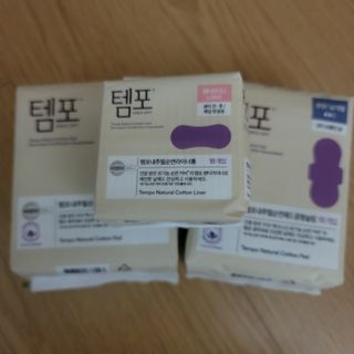 나우[템포] 템포 패드 내추럴 순면 생리대 SET(중형 슬림 + 대형 + 라이너) — 5점을 준 리뷰어가 2024년 4월 올린 사용 사진