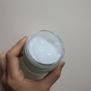 김정문알로에 큐어 큐어 알로에 리프레쉬 젤리 세럼, 큐어 알로에 하이드로 젤리 크림 — 5점을 준 리뷰어가 2021년 4월 올린 사용 사진