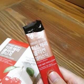 자연에온 몽모랑시 타트체리 3종 세트 구성 - 저분자콜라겐젤리, NFC 착즙주스 — 5점을 준 리뷰어가 2021년 7월 올린 사용 사진