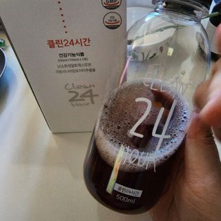 클린24시간 1BOX(5포) + 전용보틀(500ml) — 5점을 준 리뷰어가 2022년 12월 올린 사용 사진