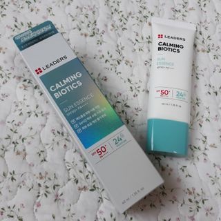 리더스코스메틱 리더스 카밍 바이오틱스 선 에센스 SPF 50+ PA++++ — 4점을 준 리뷰어가 2022년 5월 올린 사용 사진
