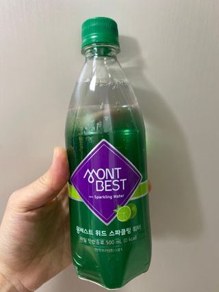 몽베스트 Montbest with Sparkling water Lime20병 — 5점을 준 리뷰어가 2022년 11월 올린 사용 사진