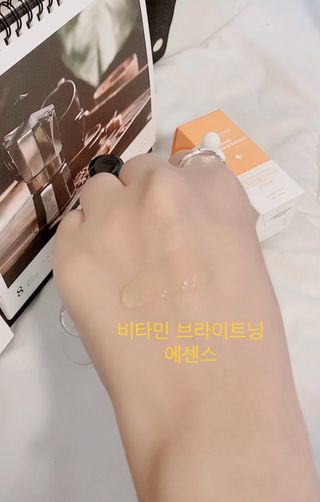 체르엠 비타민 브라이트닝 에센스 + 콜라겐앰플 세트 — 5점을 준 리뷰어가 2021년 8월 올린 사용 사진