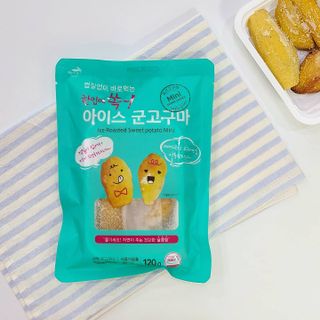 해뜨온 껍질없는 한입아이스 군고구마 120g x 4개 — 5점을 준 리뷰어가 2021년 9월 올린 사용 사진