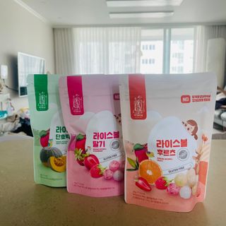 아비삭라이스볼 3종 /딸기,후르츠,단호박 — 5점을 준 리뷰어가 2021년 5월 올린 사용 사진