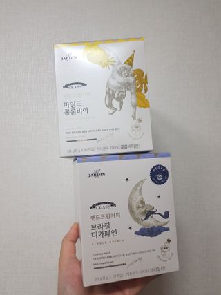 (주)쟈뎅 쟈뎅 클래스 핸드 드립 커피 10P 2종_디카페인 1종+랜덤 플레이버 1종 — 4.5점을 준 리뷰어가 2021년 3월 올린 사용 사진