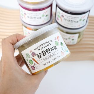 [제주피클] 수제피클 6종세트 (알싸, 달콤, 매콤, 새콤, 모듬, 아삭) — 5점을 준 리뷰어가 2022년 5월 올린 사용 사진