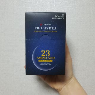 리더스코스메틱 리더스 프로 하이드라 아미노 슬리핑 마스크 — 5점을 준 리뷰어가 2021년 1월 올린 사용 사진