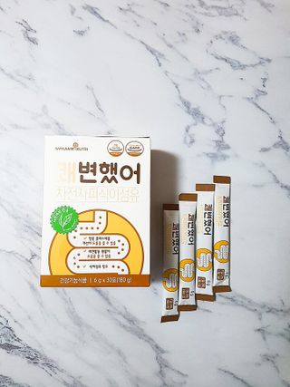 메이준뉴트리 쾌변했어 차전자피 식이섬유[30포/1박스] — 5점을 준 리뷰어가 2021년 4월 올린 사용 사진