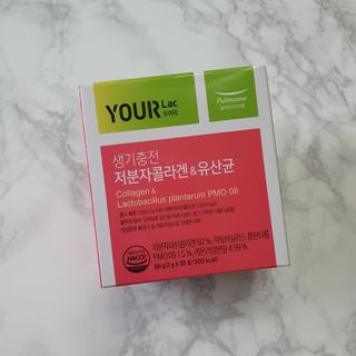 [풀무원건강생활] 생기충전 저분자콜라겐유산균 30포 — 5점을 준 리뷰어가 2021년 1월 올린 사용 사진