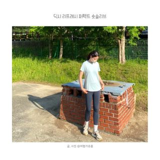 [딕시] dxxy 딕시 리프레시 퍼펙트® 숏 슬리브 — 5점을 준 리뷰어가 2022년 5월 올린 사용 사진