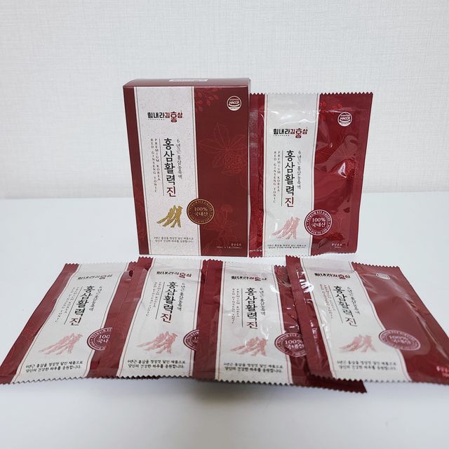 힘내라김홍삼 홍삼활력진 50ml x 5포 리뷰 사진