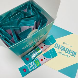 펫시랩 반려견용 액상 프리바이오틱스 아쿠아펫 — 5점을 준 리뷰어가 2020년 12월 올린 사용 사진