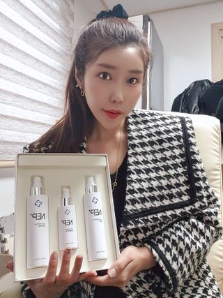 SOONWITH 순위드 NEP+ 스킨케어 3종 세트 — 5점을 준 리뷰어가 2021년 3월 올린 사용 사진
