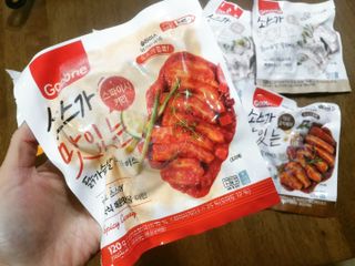굽네몰 [굽네] 소스가 맛있는 닭가슴살 슬라이스 4종 — 5점을 준 리뷰어가 2021년 11월 올린 사용 사진