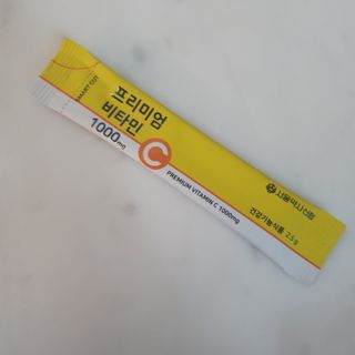 서울약사신협 프리미엄 비타민C 1,000mg_2.5g x 50포 — 5점을 준 리뷰어가 2021년 9월 올린 사용 사진