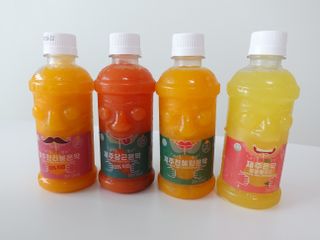 탐라원 제주의 맛, 몬딱주스 4종세트 - 한라봉몬딱주스, 천혜향몬딱주스, 청귤에이드, 당근몬딱주스 — 3점을 준 리뷰어가 2021년 8월 올린 사용 사진