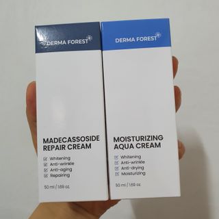 더마포레스트 마데카소사이드 리페어 크림,  모이스처라이징 아쿠아크림 — 5점을 준 리뷰어가 2021년 8월 올린 사용 사진