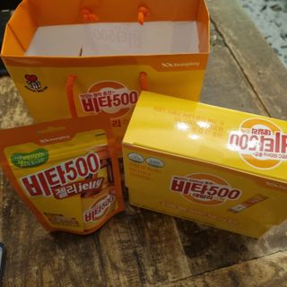 광동생활건강 [광동] 비타500데일리스틱 70포+쇼핑백+구미3개 — 5점을 준 리뷰어가 2022년 1월 올린 사용 사진