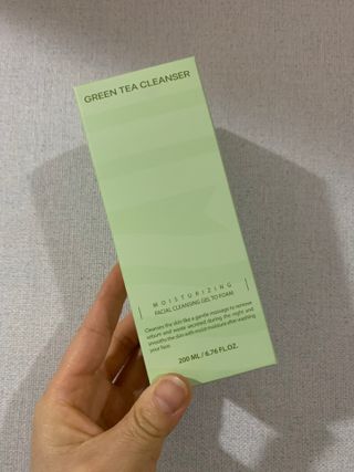 프리마인 메이크업과 들뜨는 각질까지 한방에 깐달걀로! 순하기까지한 셀베이스 그린티클렌저(200ml) — 5점을 준 리뷰어가 2023년 3월 올린 사용 사진