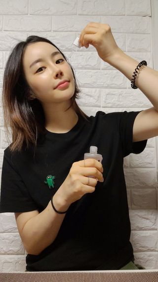 키노닉스 펀더멘탈 앰플 부스터 — 4점을 준 리뷰어가 2021년 9월 올린 사용 사진