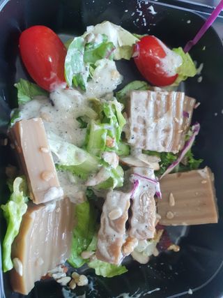 참살이도시락 작심삼일 샐러드도시락 3개 맛보기 새벽배송 또는 택배배송 — 4점을 준 리뷰어가 2021년 7월 올린 사용 사진